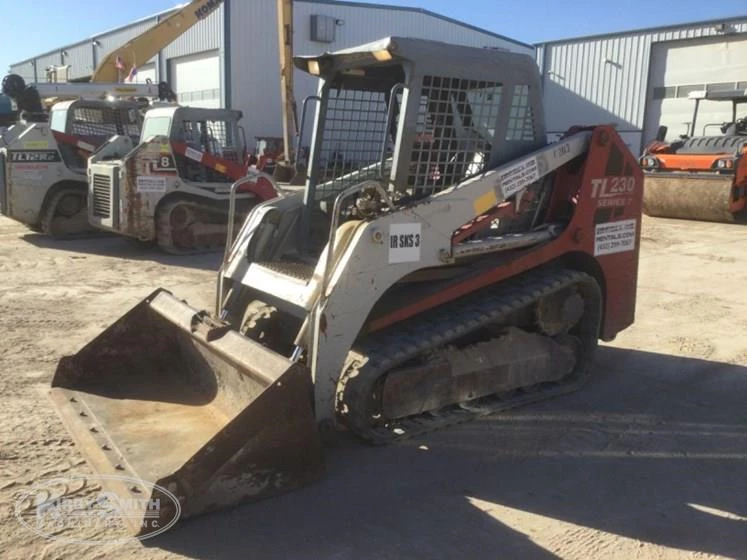 Used Track Loader in yard